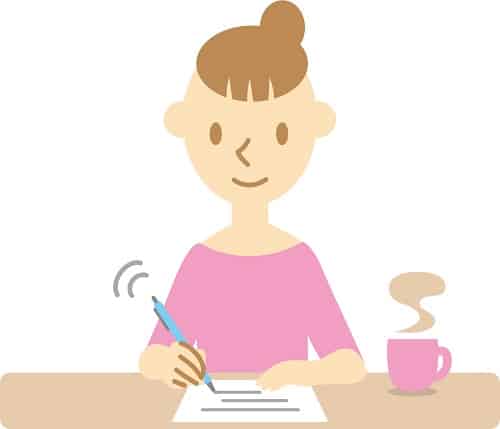 アンケートを書く