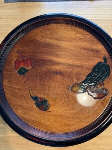 岡山県烏城彫手彫り作品。 100歳祝いのお盆 宮内庁御用達14代辻常陸作みず鳥皿 2025年最新】辻常陸 ☆。14代の人気アイテム - メルカリ